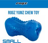 Rogz for Dogs | Yumz Small Blauw | Hondenspeeltje | Snackspeeltje | Bite-o-meter Hard