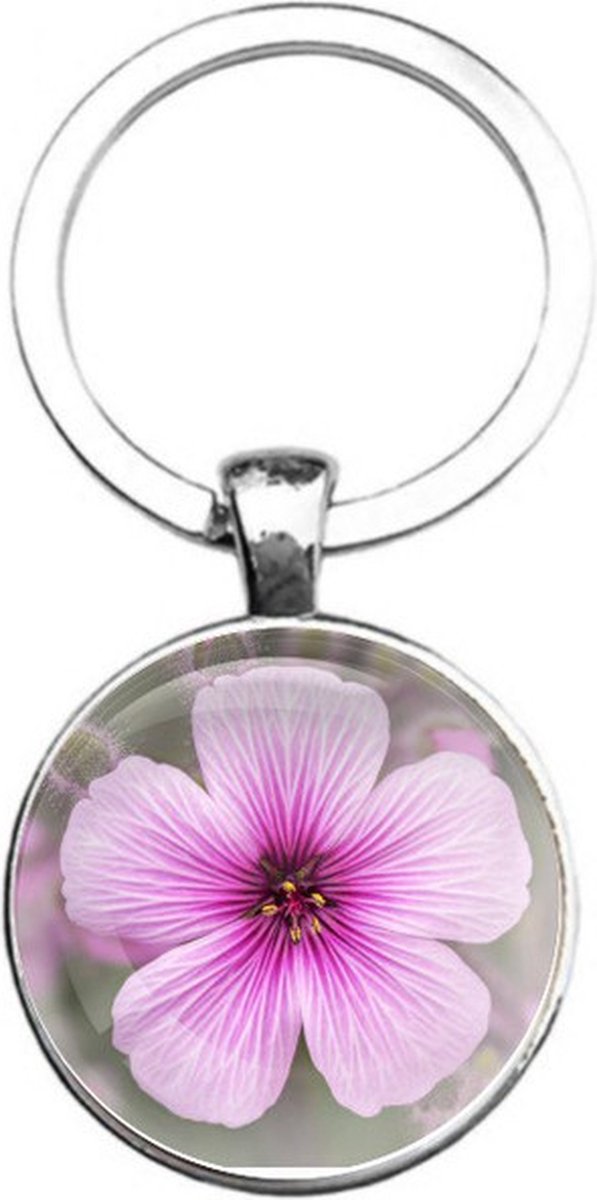 Sleutelhanger Glas - Bloem