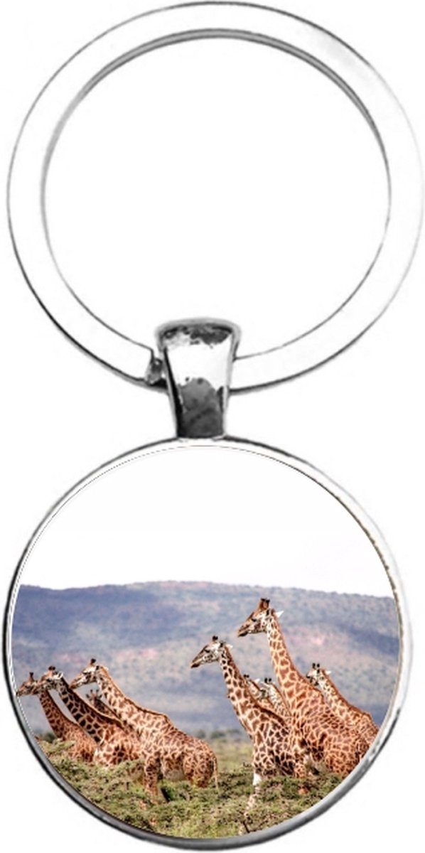 Sleutelhanger Glas - Giraffe
