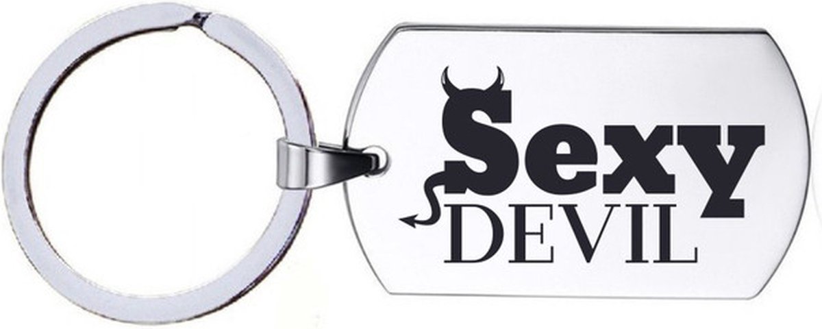 Sleutelhanger RVS - Sexy Devil