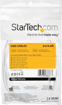 USB-C Cable Startech RUSB2CC2MW 2 m White