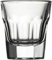 Shot Glazen - Transparant - Glas - Set van 3 glazen - Schnapsglazen - 3,7 cl