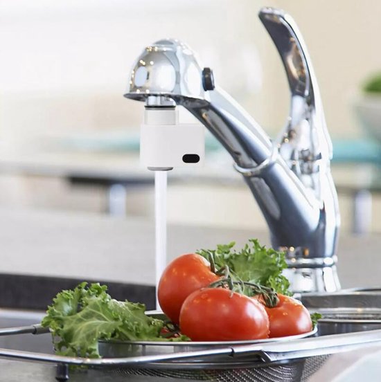 bolvormig Gemarkeerd Gearceerd Viatel Smart Sensor Kraan Infrarood Sensor Automatische Water Saver Tap  Anti-Overflow... | bol.com