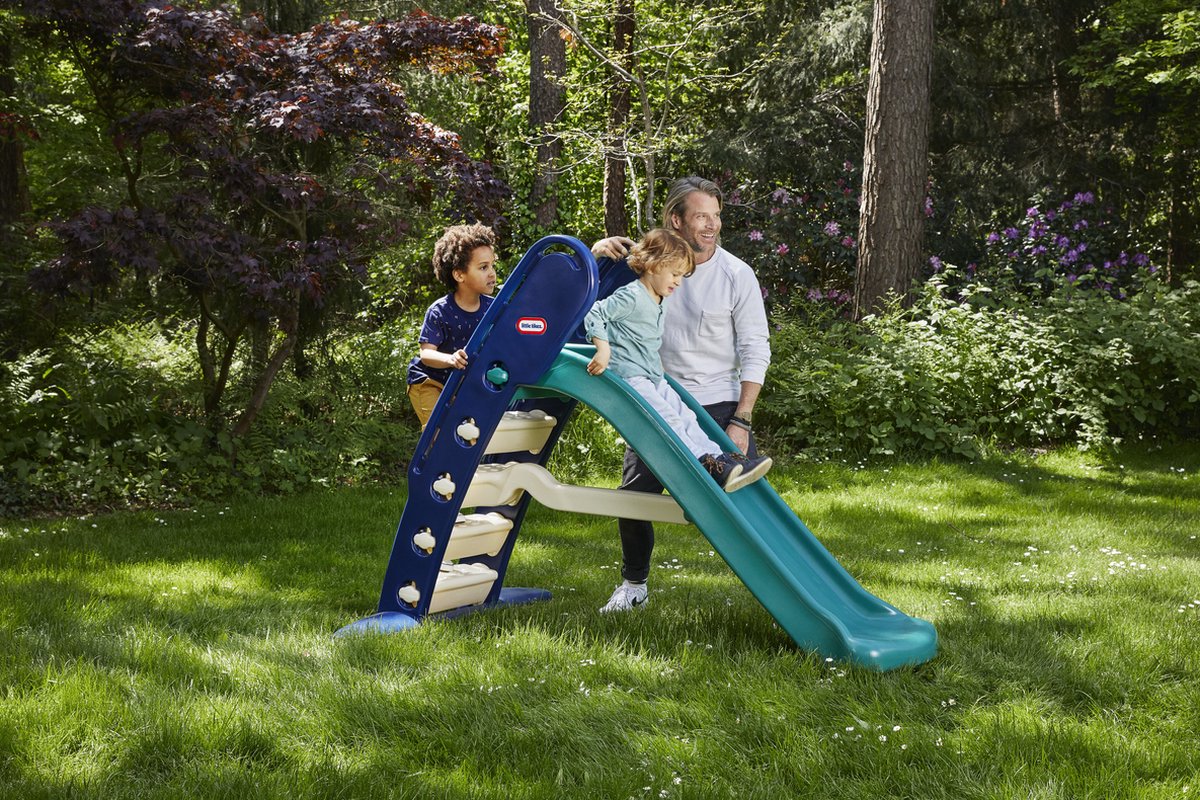 Little Tikes Glijbaan Giant Slide - Peuter -Voor Buiten - Blauw Groen — afbeelding 6