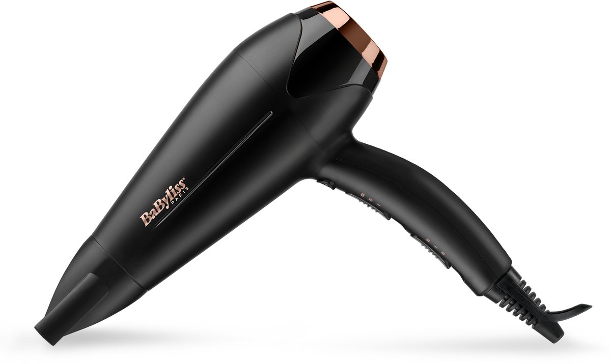 BaByliss Turbo Smooth 2200 Fohn D570DE - Ionische Anti-Pluis - Föhn met diffuser (15mm) - 2200 Watt - Haardroger - Coolshot thumbnail 4