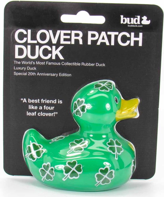 LUXURY CLOVER PATCH DUCK badeendje van BudDuck van Lux — afbeelding 3