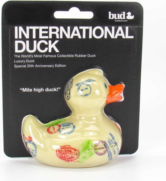 LUXURY INTERNATIONAL DUCK badeendje van BudDuck van BudDuck — afbeelding 3