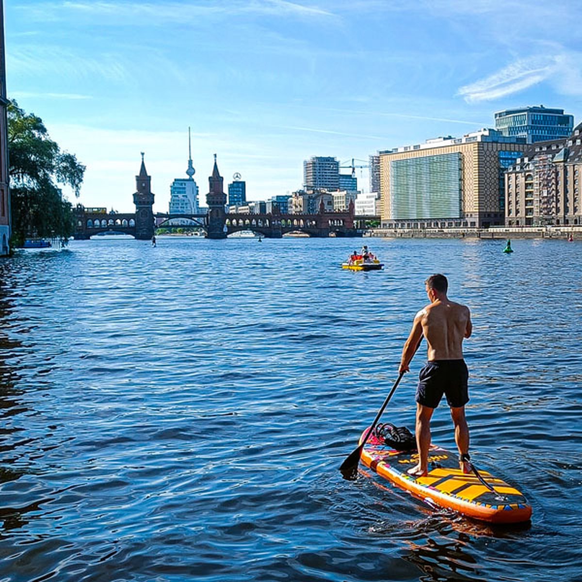 Matchu Sports - SUP board Deluxe - Stand up paddle board - 320x81x15 - Opblaasbaar - Premium kwaliteit – foto 7