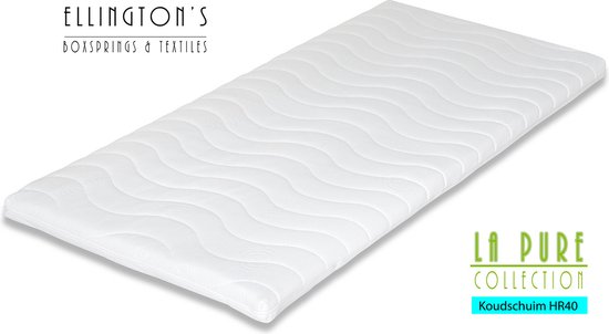 Ellington's Topmatras 100x210 Gelfoam - Topper - Extra dik 8cm - ademend - vochtregulerend - drukverlagend