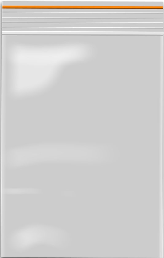 Foto: 100x gripzakjes 60 x 80 mm oranje lijn orange line 60 micron dikke kwaliteit gekleurd 3 1 gratis