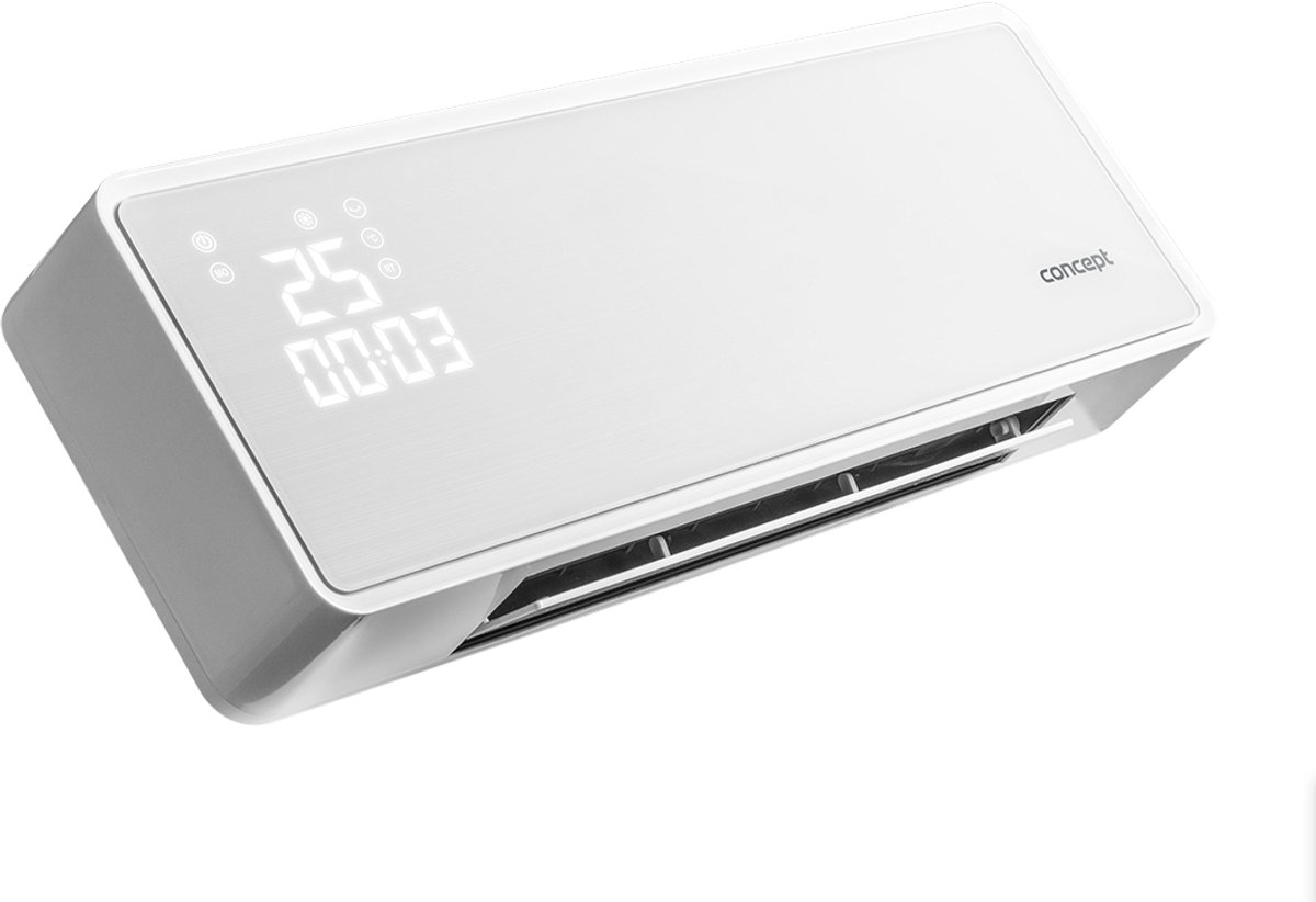 Concept QH4000 Witte Keramische Wandverwarmer met Afstandsbediening