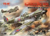 ICM Spitfire Mk.XVI WWII British Fighter + Ammo by Mig lijm