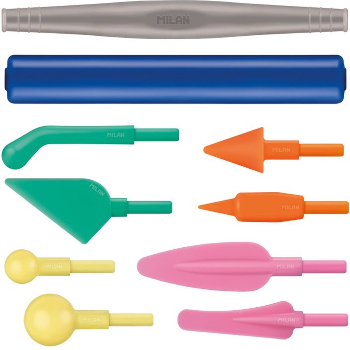 Milan Modelling tools, Boetseerspatel, Kunststof, 100 mm, 15 mm, 170 mm, 30 g