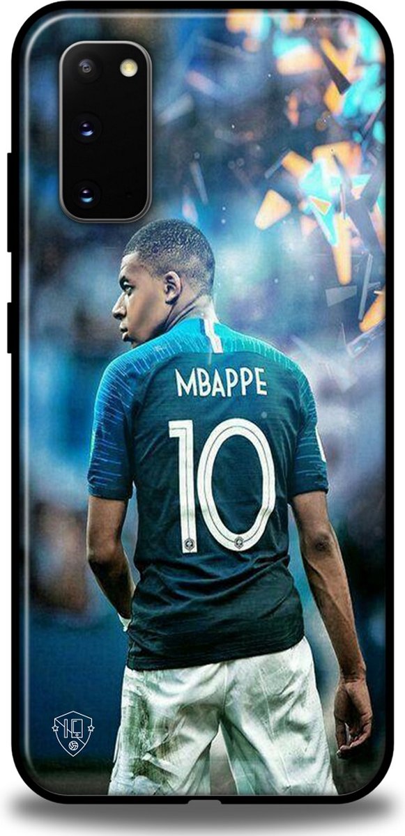 Mbappé hoesje - Samsung Galaxy S20 - backcover - softcase - blauw