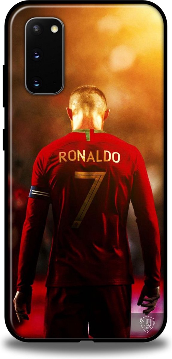 Ronaldo hoesje - Samsung Galaxy S20 - backcover - TPU - rood - geel