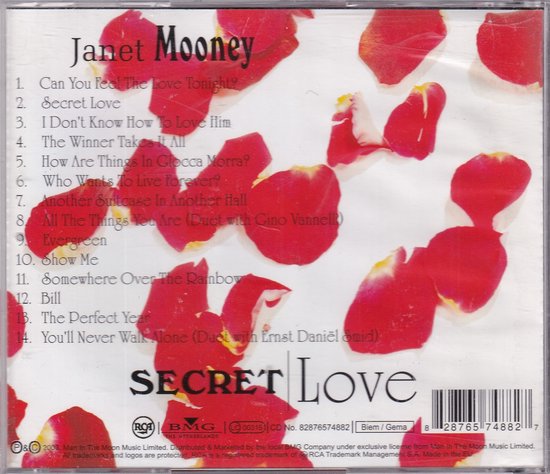 Secret Love Janet Mooney Gospelzang Janet Mooney Cd Album