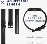 kwmobile 2x armband geschikt voor Garmin Venu Sq Music / Sq - Bandjes voor fitnesstracker in zwart / wit