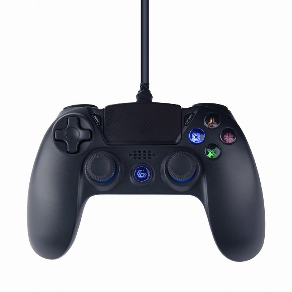 Gembird JPD-PS4U-01 game controller Zwart USB Gamepad Analoog PC, PlayStation 4