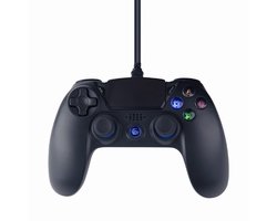 Gembird JPD-PS4U-01 accessoire de jeux vidéo Noir USB Manette de jeu Analogique PC, PlayStation 4