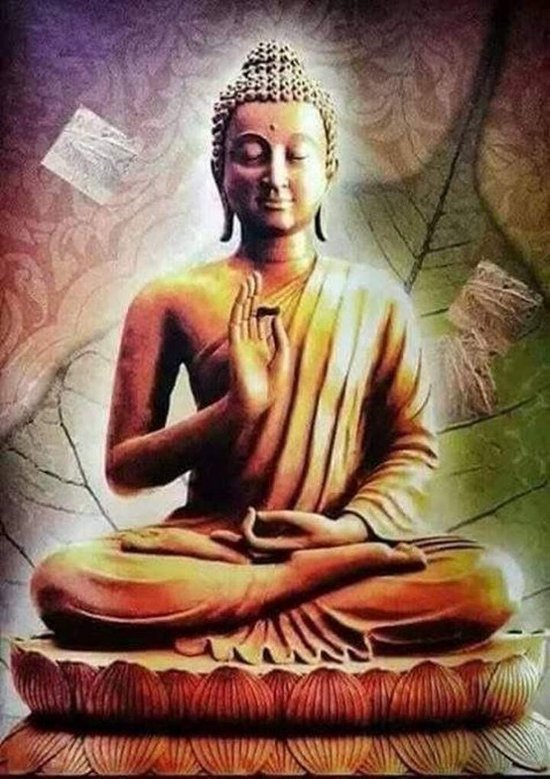 Boeddha artistiek Diamond Painting