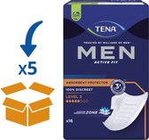 TENA Hommes Niveau 3 - 5 packs - 80 pièces