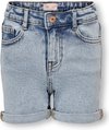 ONLY KOGPHINE SHORTS DNM AZG668 NOOS Meisjes Jeans - Light Blue Denim - Maat 128