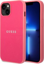Guess hoesje voor iPhone 14 Plus - Backcover - Saffiano - Fuchsia