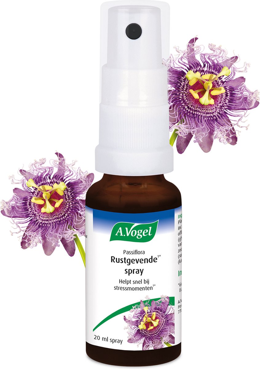 A.Vogel Passiflora Rustgevende spray Passiebloem helpt snel** bij stressmomenten.*