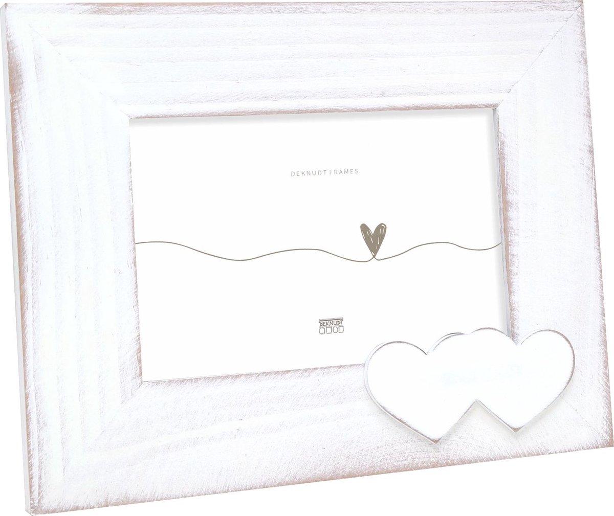 Deknudt Frames fotolijst S67TR1 H1 - wit - hout - foto 10x15 cm
