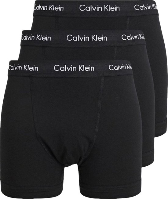 Calvin Klein Boxershort - Heren - 3-pack - Zwart - Maat L | bol