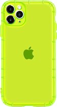 Oneiro’s Luxe Telefoonhoesje 1pc Neon Lime Clear Case Compatibel Met IPhone – iphone 13 – iphone 13 pro - telefoonhoesjes – telefoon – accessoires - telefoonaccessoires
