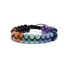 Bracelet Chakra - Mala - Double rang réglable - Perles 6 mm