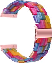 Bracelet en résine Somstyle adapté pour Fitbit Versa 4, 3, Sense - Coloré