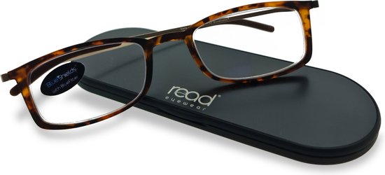 Lunette de lecture CHAP04D Ultem 1.00 Tortue mate Aluminium bol