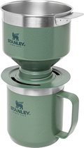 Stanley The Easy Brew Pour Over Set - Porte-filtre à café et tasse - Hammertone Green