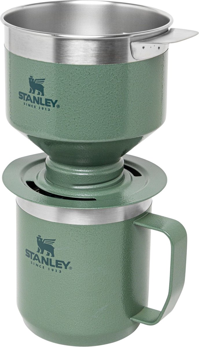 Stanley The Easy Brew Pour Over Set - Koffiefilterhouder & beker - Hammertone Green