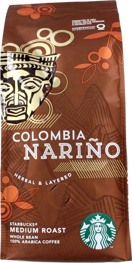 Starbucks® Colombia Nariño™ koffiebonen 1KG (4x250gram)
