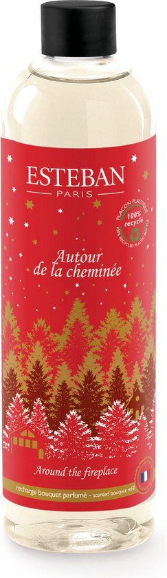 Esteban kerst Around the Fireplace navulling geurstokjes 250ml