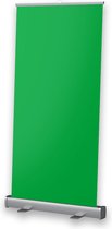 Green screen - Ultra wide - Roll-up banner - Achtergronddoek - Achtergrondsysteem – Fotofabriek green screen set - 120x200 cm - Greenscreen