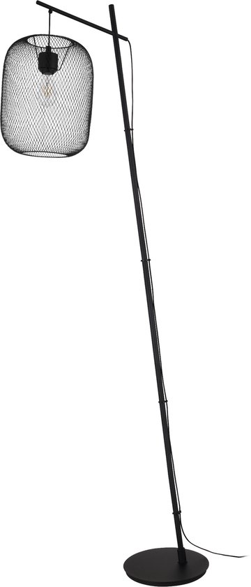 EGLO Wrington Vloerlamp - E27 - 194 cm - Zwart