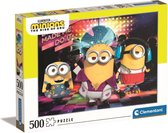 Clementoni - Puzzel 500 Stukjes, Peanuts, Puzzel Voor Volwassenen en Kinderen, 14-99 jaar, 35558