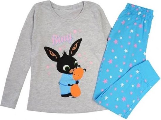 BING pyjama - blauw / grijs - maat 116 - It's a Bing Thing pyjamaset