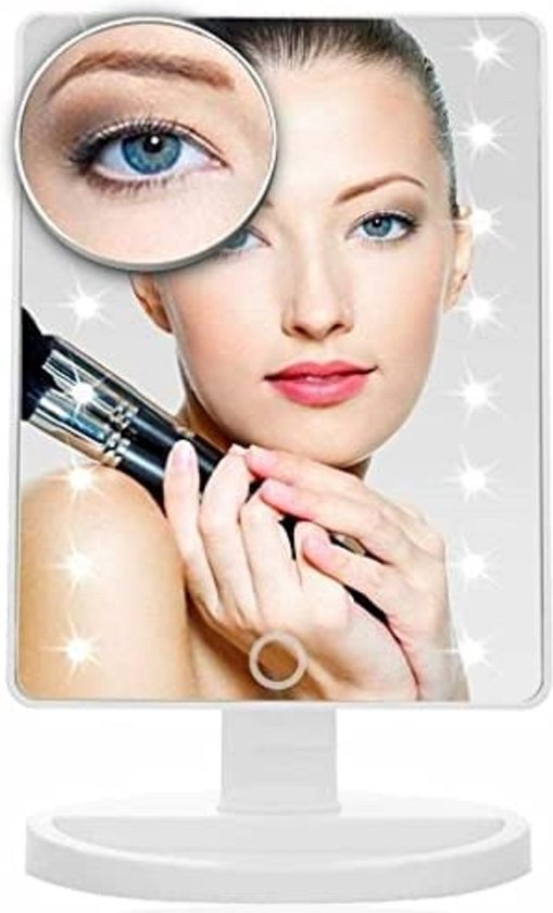 Make-up Spiegel 'Nini' – Kompakt, Vergrößernd, Mit Gravur, Geschenk Für Oma & Enkelin