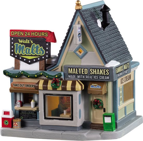 Lemax - Walt's Malts - Kersthuisjes & Kerstdorpen