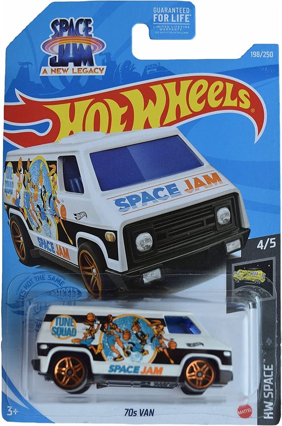 Hot Wheels 70s Van Die Cast voertuig 7 cm