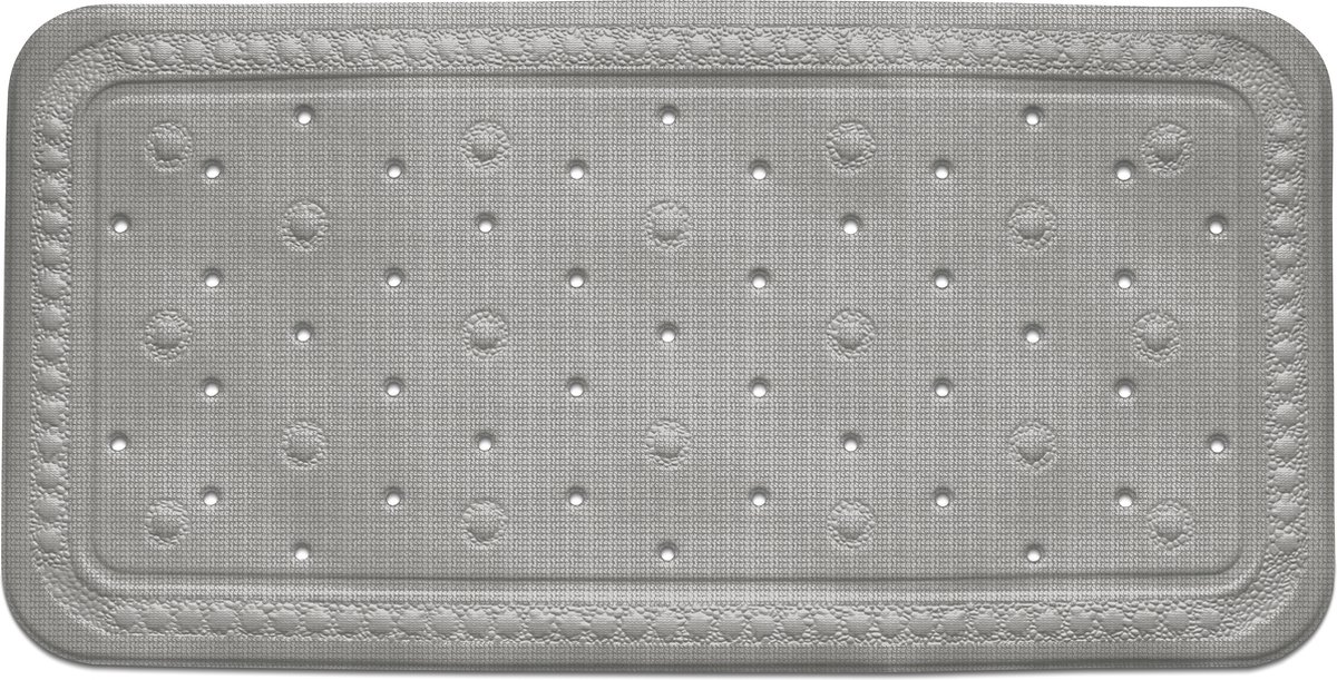 Kreta Badmat anti slip - Grijs - Kela