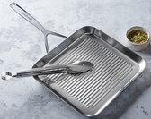 Demeyere Intense Grillpan - 28 x 28 cm - RVS