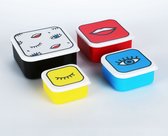 Mustard - Lunchbox - Set van 4 - Knipoog
