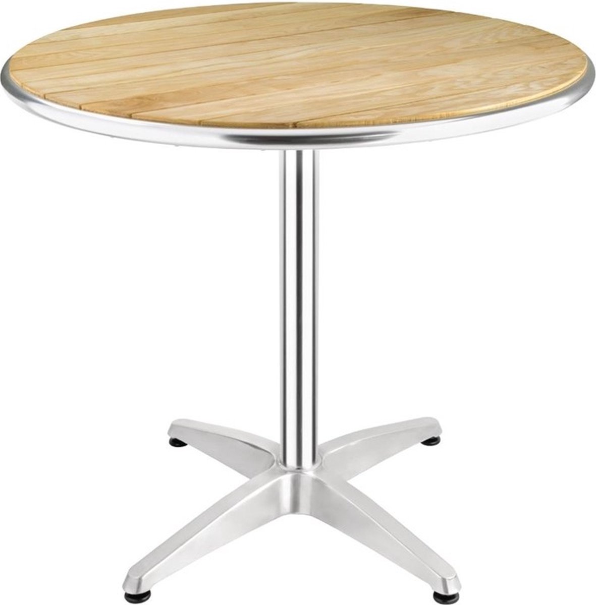 Bolero ronde tafel met essenhouten blad 80cm
