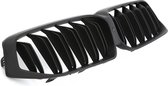 Sportieve Grille geschikt voor BMW 6-Serie G32 (Facelift) Grand Tourismo dubbele spijl mat zwart